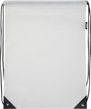 Logo trade advertising product photo of: Evergreen GRS recycled non-woven drawstring bag 5L